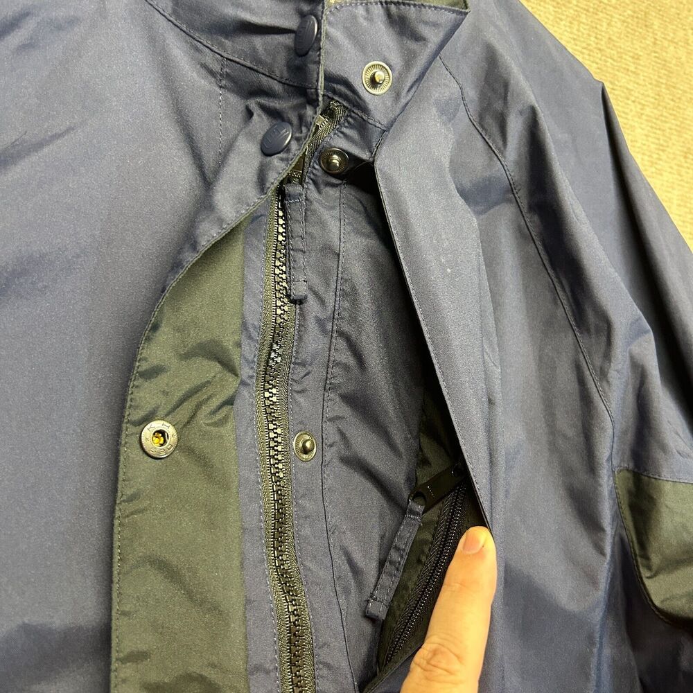 FootJoy Dryjoys Golf Jacket Womens Large Navy Full Zip Mesh Lined Rain Wind Vent - Picture 9 of 14